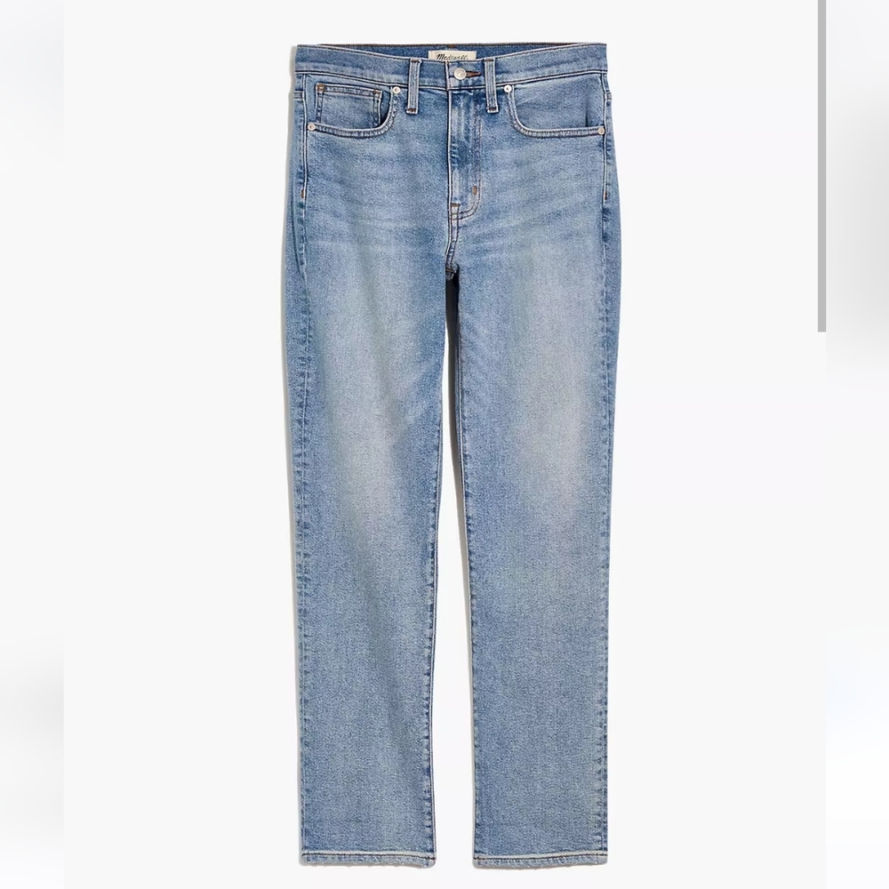 Madewell Roadtripper slim boy jeans boyjeans medium wash 33 tall
